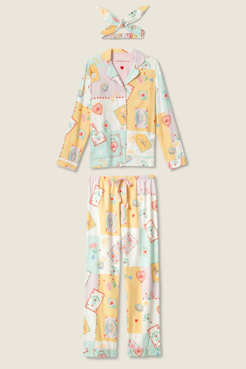 Pj Salvage Flannels Print Pj Set